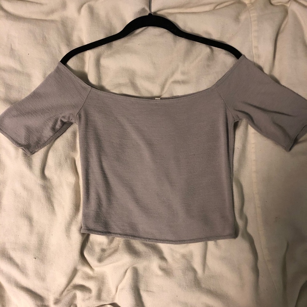 Wilfred Free Off the Shoulder Crop Top